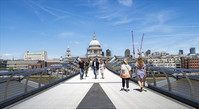 Millenium Bridge and St. Paul's Cathedral