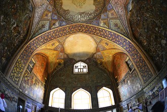 Interior with frescoes
