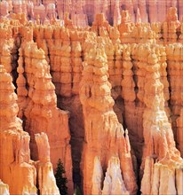 Red eroded limestone columns