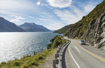 Road on Lake Wakatipu