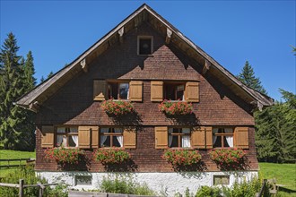 House with wooden shingle facade