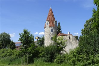 City wall and tower