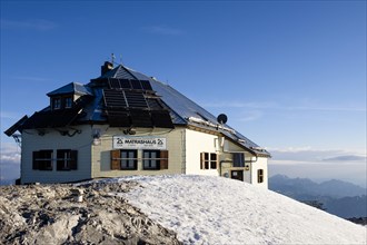 Matra House on the top of the Hochkonig