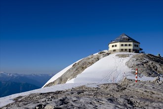 Matra House on the top of the Hochkonig