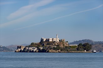 Alcatraz prison island in San Francisco Bay