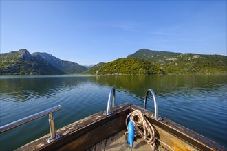 Excursion boat on Lake Skadar