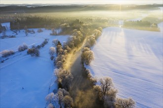 Loisach in winter