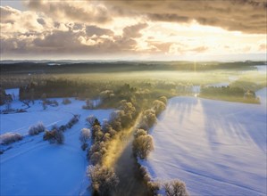 Loisach in winter