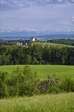 View of Castle Freudental on the Bodanruck