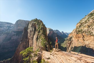 Hiker at Viewpoint