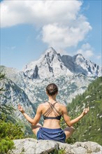 Young woman meditating