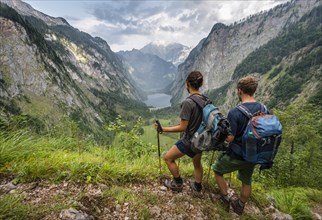 View of Obersee and Konigssee