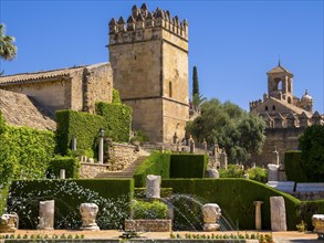 The gardens of Alcazar de los Reyes Cristianos