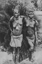 Portrait of two African women