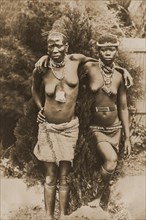 Portrait of two African women