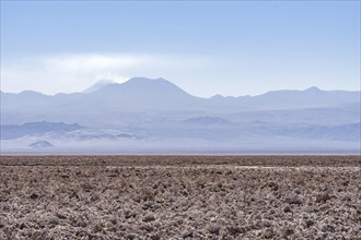 View over the salt desert Salar de Atacama