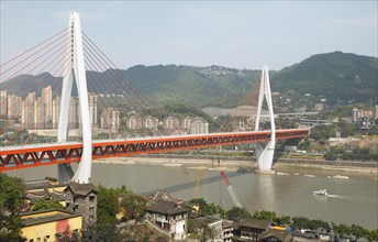 Qian Simen Qiao or thousand-carrier gate bridge over the Yangtze River