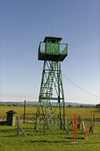Old watchtower at former Iron Curtain