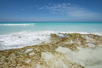 Turquoise water on the beach