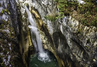 Tatzelwurm waterfall