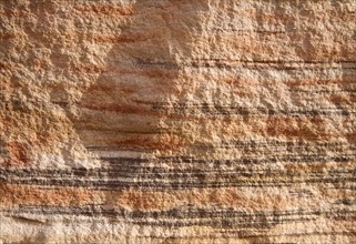 Striped sandstone