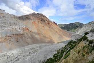 View into the caldera of the volcano Chaiten