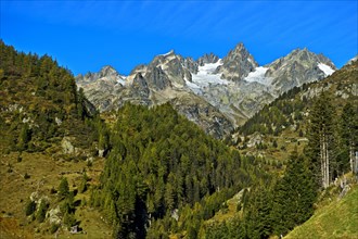Alpine landscape at Susten Pass