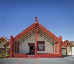 House of Maori with traditional