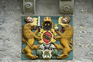 Medieval coat of arms of bailiff Peter Bucher
