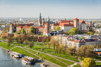 City view with Wawel Royal Castle