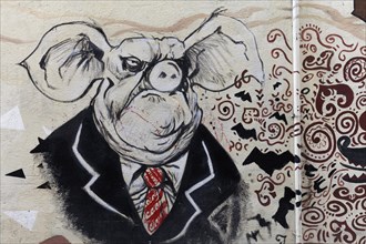 Pig in a suit