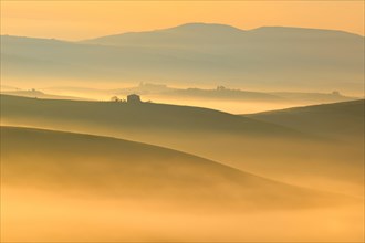 Morning atmosphere in Tuscany