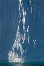 Wall of an iceberg