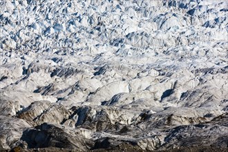 Icefield of a glacier