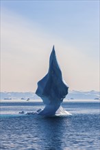 Striking iceberg