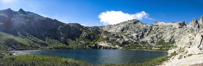 Mountain lake Lac de Melo