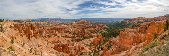 Bizarre rocky landscape with hoodoos