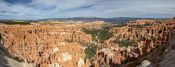 Bizarre rocky landscape with hoodoos