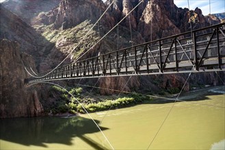 Suspension Bridge Kaibab Suspension Bridge over Colorado River