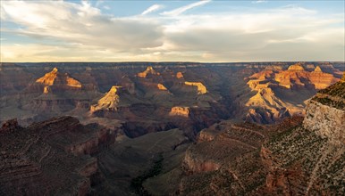 Canyon Landscape in the Evening Light
