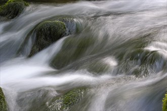 Mountain stream in Ravnjak near Bistrica
