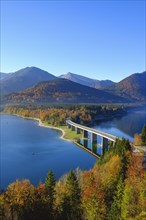 Bridge over Lake Sylvensteinsee
