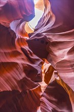 Colourful sandstone formation