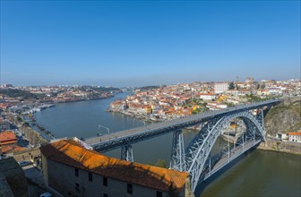 View over Porto with bridge