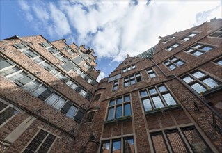 Brick houses in the Bottcherstrasse