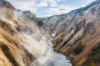 Yellowstone River flows through Gorge