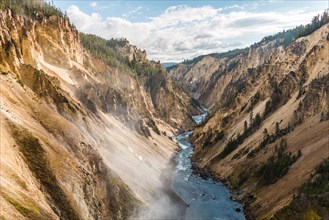 Yellowstone River flows through Gorge