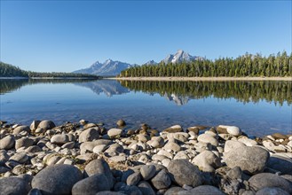 Mountains reflected in the lake