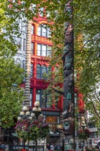 Pioneer Square with totem pole