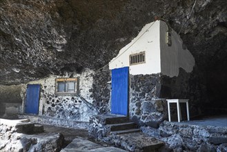 House built in rock